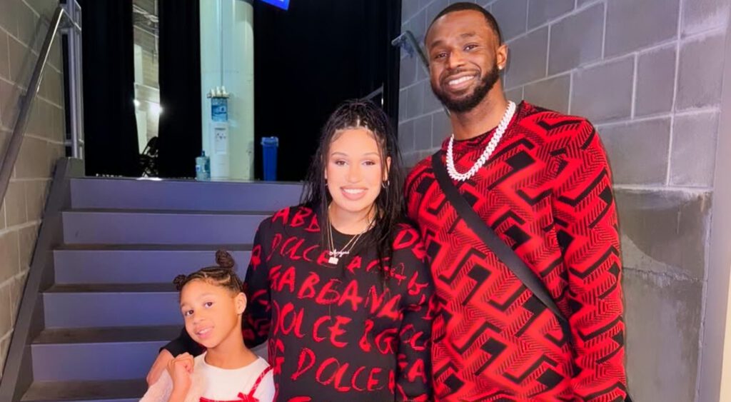 Andrew Wiggins with girlfriend Mychal Johnson