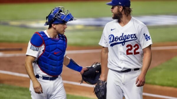 Clayton Kershaw Reacts With Disappointment After Dodgers Designate Austin Barnes For Assignment