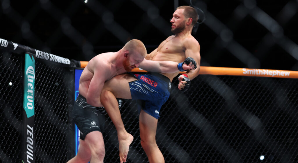 Bo Nickal and Reinier de Ridder fight