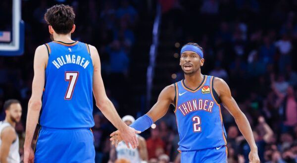 Chet Holmgren and Shai Gilgeous-Alexander