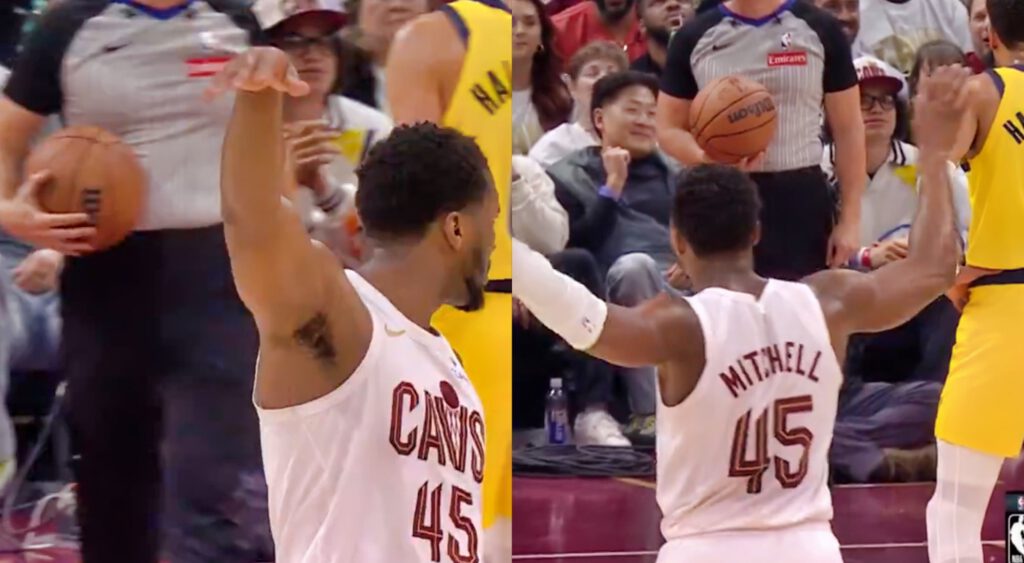 Donovan Mitchell shutting down crowd