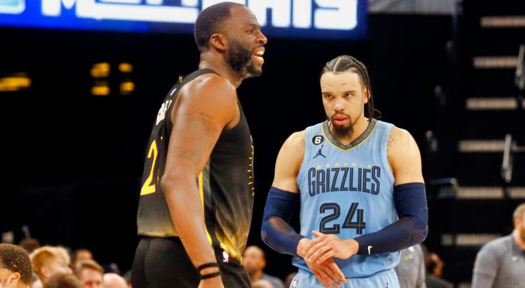 Draymond Green and Dillon Brooks