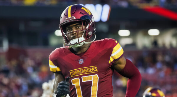 Terry McLaurin in Commanders gear