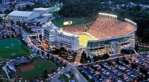 College football stadium