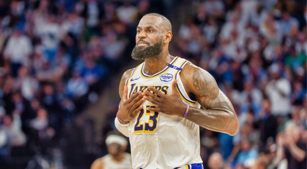LeBron James adds to his legendary playoff legacy, making history despite the Lakers facing a 3-1 series deficit to the Timberwolves