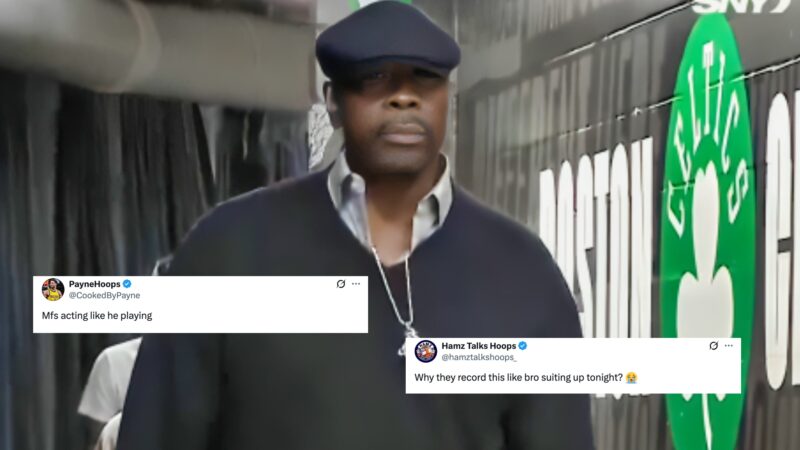 ​​Everyone Is Saying The Same Thing About Patrick Ewing’s Unexpected Tunnel Appearance During Celtics-Knicks Game 2