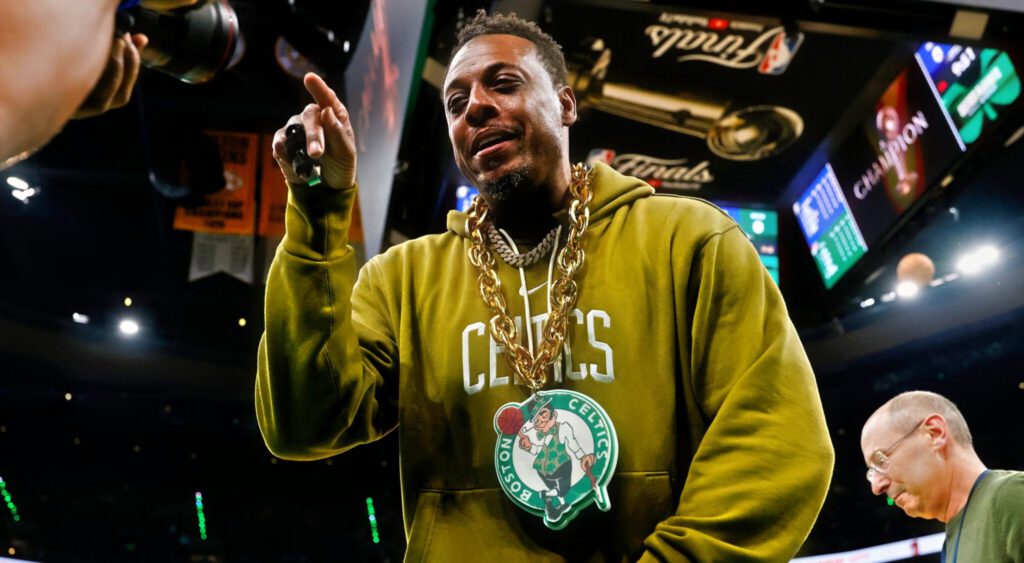 Paul Pierce's confidence on the Boston team was on full display on Fox Sports 1, where he said he would walk barefoot if the Celtics lost Game 2