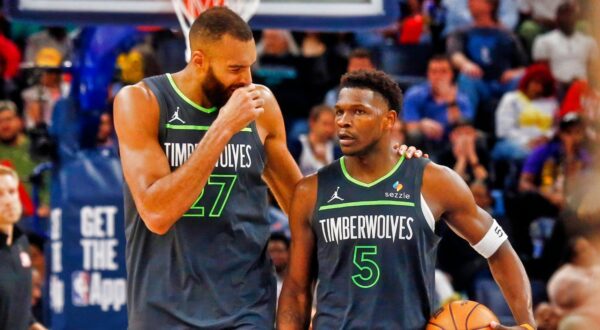 The Minnesota Timberwolves will face the winner of the ongoing series between the Warriors and the Rockets in the Western Conference Semifinals