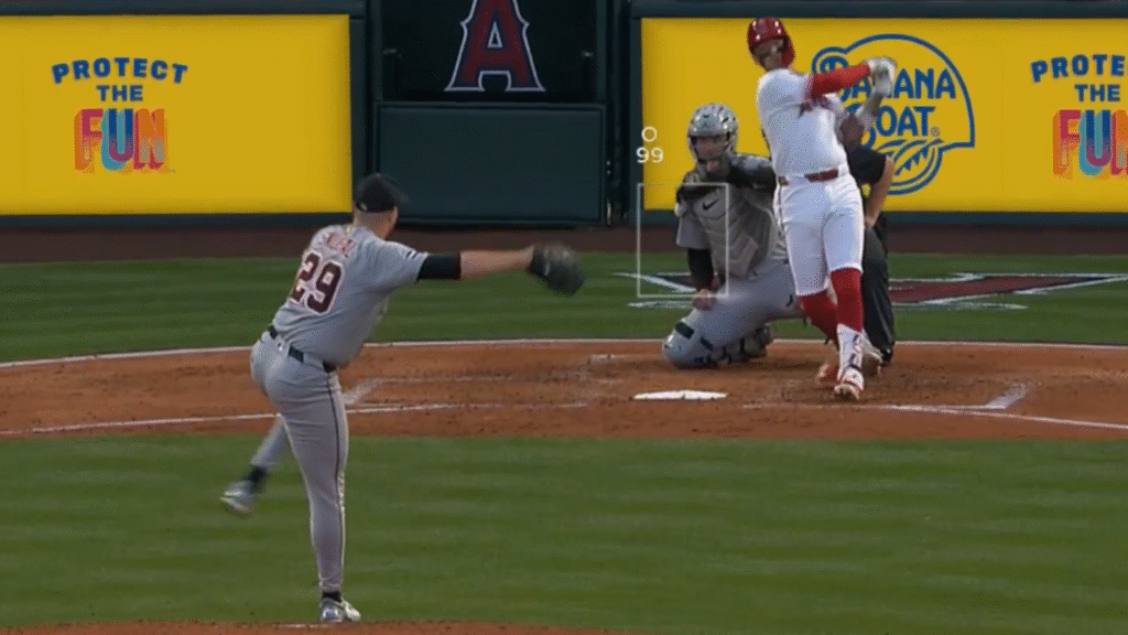 Tarik Skubal, Zach Neto get heated after strikeout