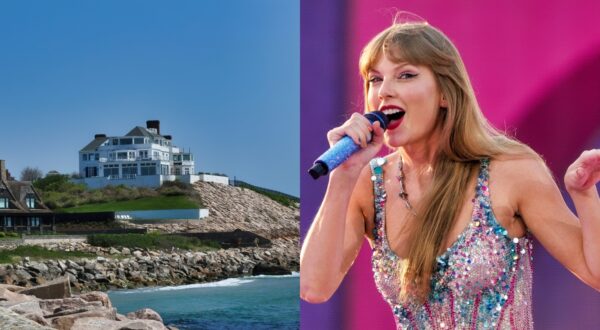 Photos of Taylor Swift's mansion and Taylor Swift performing