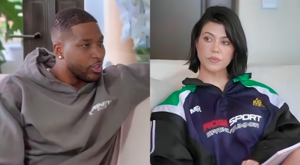 Tristan Thompson and Kourtney Kardashian