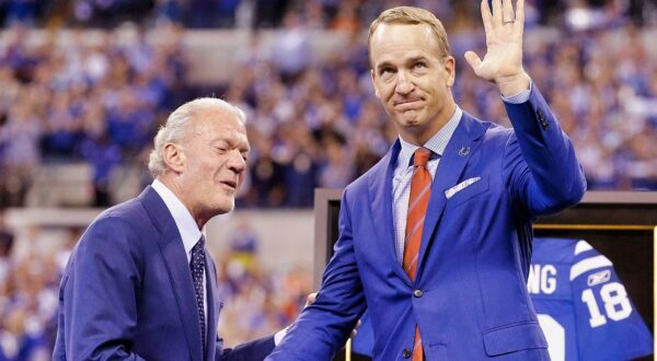 Peyton Manning and Jim Irsay