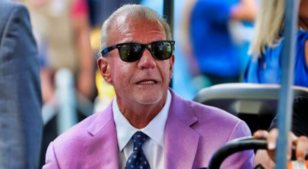 Jim Irsay with sunglasses on