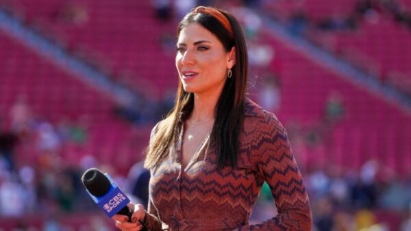 PHOTO: CBS Sideline Reporter Jenny Dell Had Social Media Howling Over Her Risky Cowgirl Outfit