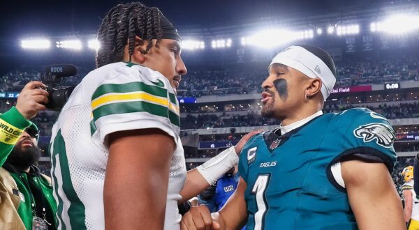 Jordan Love and Jalen Hurts