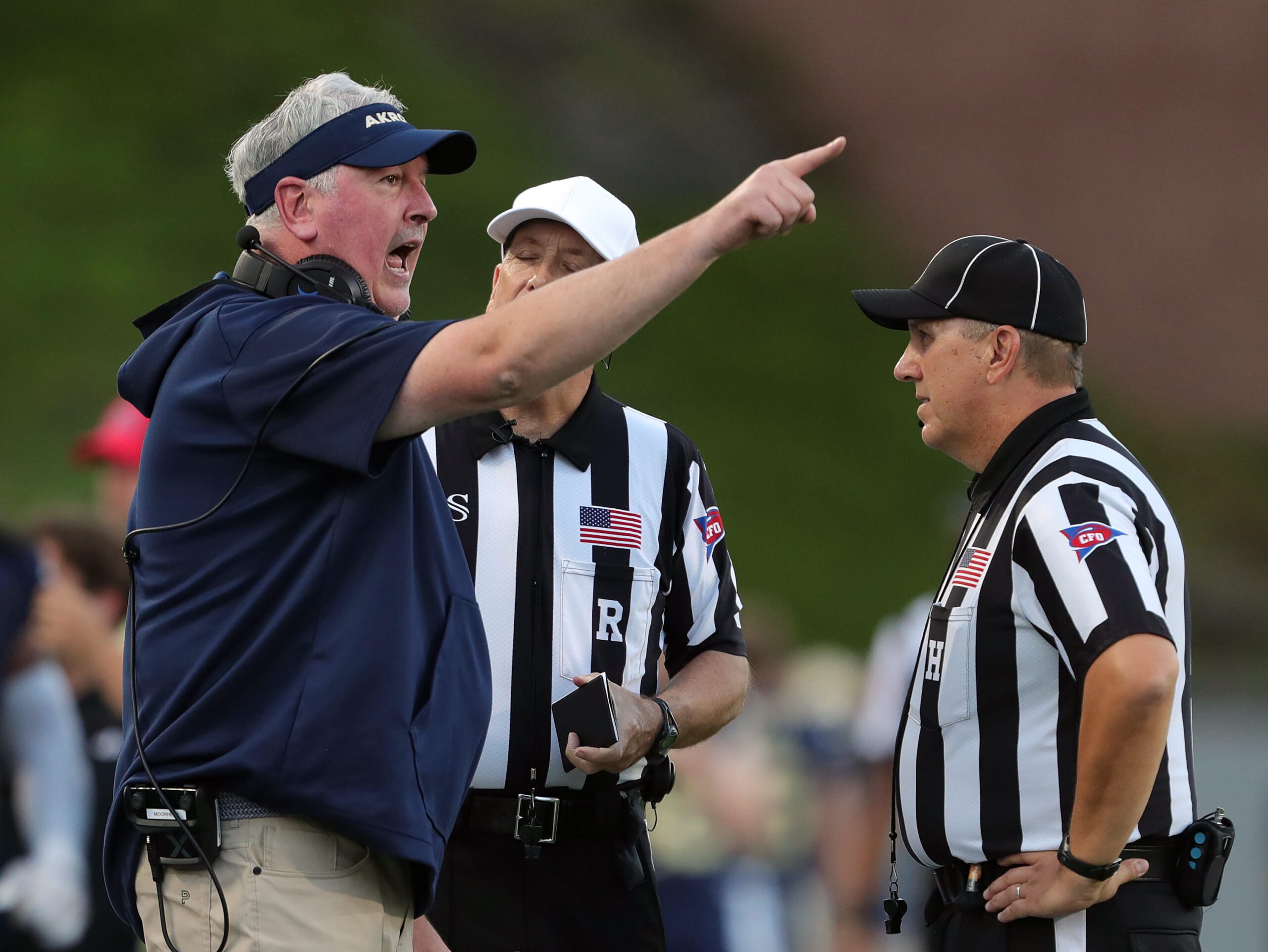 Akron Zips head coach Joe Moorhead