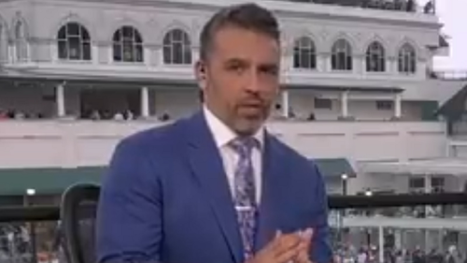 Ahmed Fareed at the desk