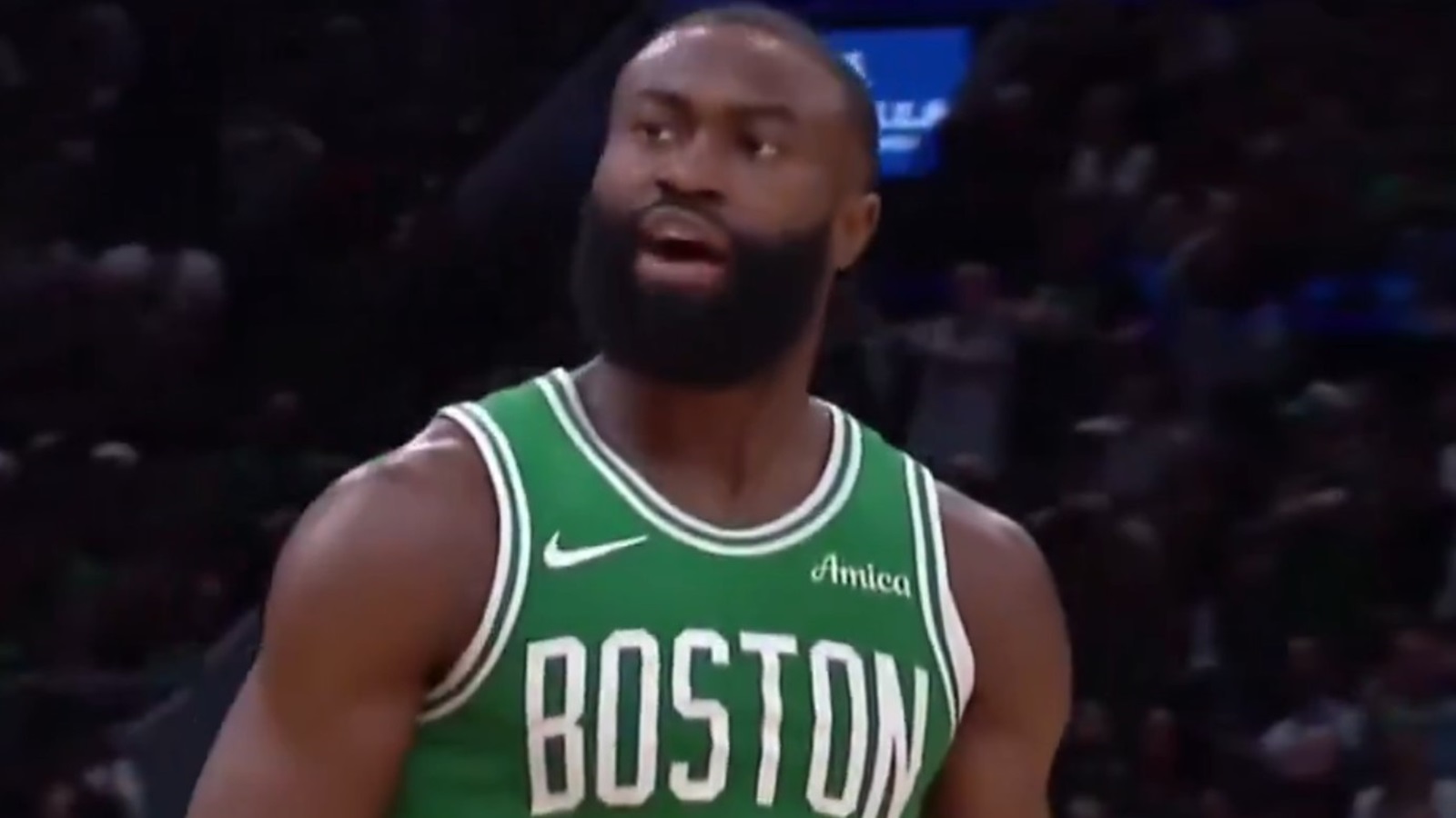 Jaylen Brown talking trash