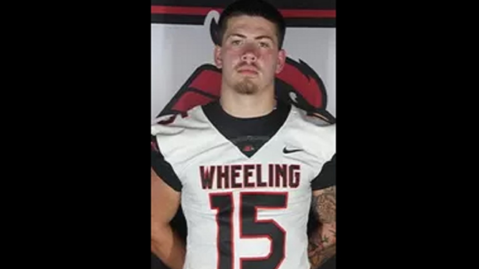 Kavan Markwood in a football uniform