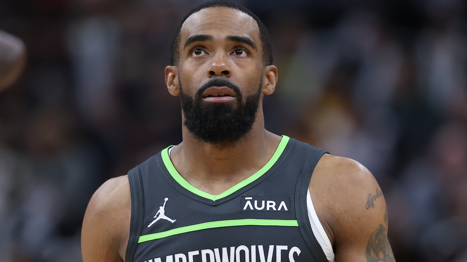 Mike Conley Jr. in a Timberwolves uniform