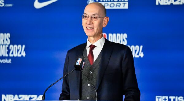 Adam Silver explains why NBA Finals court decals went digital, citing innovation, flexibility, and enhanced viewing experience for fans