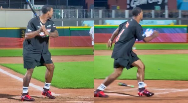 Ja’Marr Chase on the baseball field
