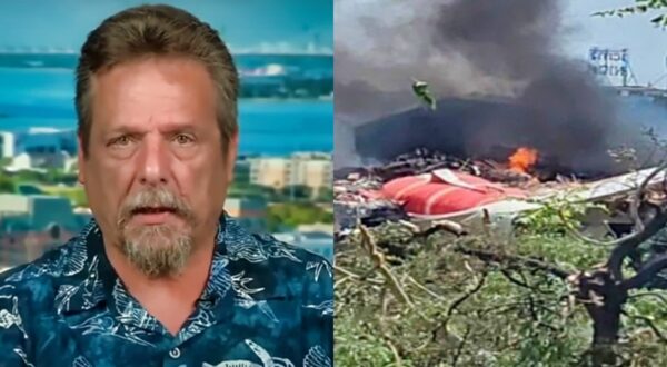 John Barnett and Air India crash site