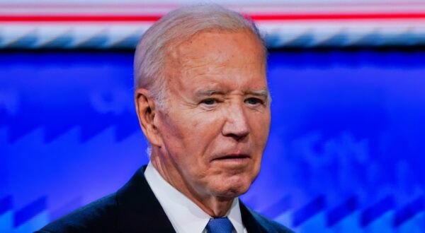 Joe Biden looking on. Jay Feely was critical of him.