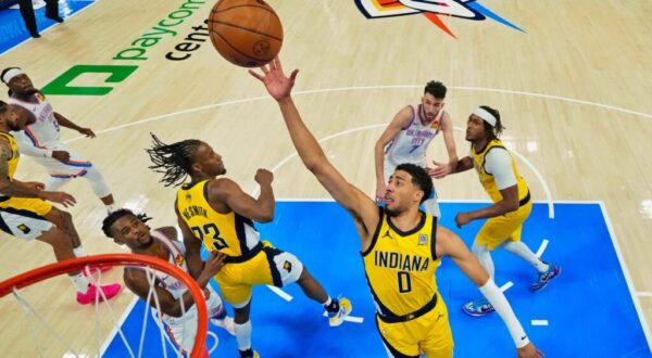 Photo of Tyrese Haliburton for article on National Anthem