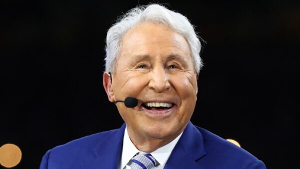Lee Corso on set